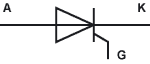 Thyristor, kathodenseitig steuerbar, p-gesteuert