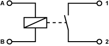 Potentialfreier Kontakt mit Relais