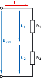 unbelasteter Spannungsteiler