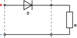 Diode in Reihe zur Spannungsversorgung